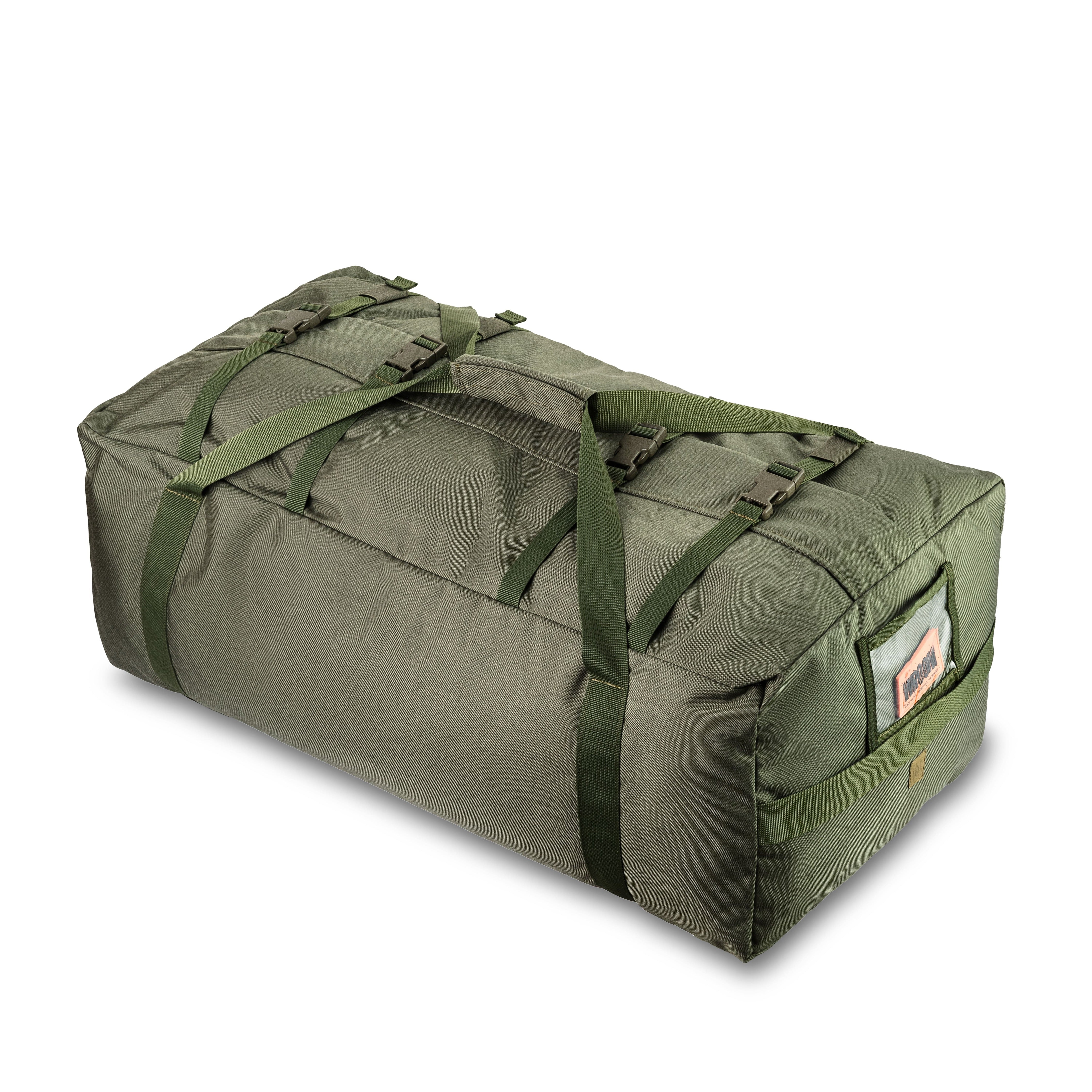 Torba taktyczna WROOM 100L. Cordura 500D, wodoodporna. Kolor Oliwka