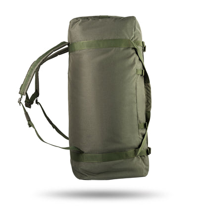 WROOM 100L Tactical Duffle Bag. Cordura 500D. Waterproof. Color Olive