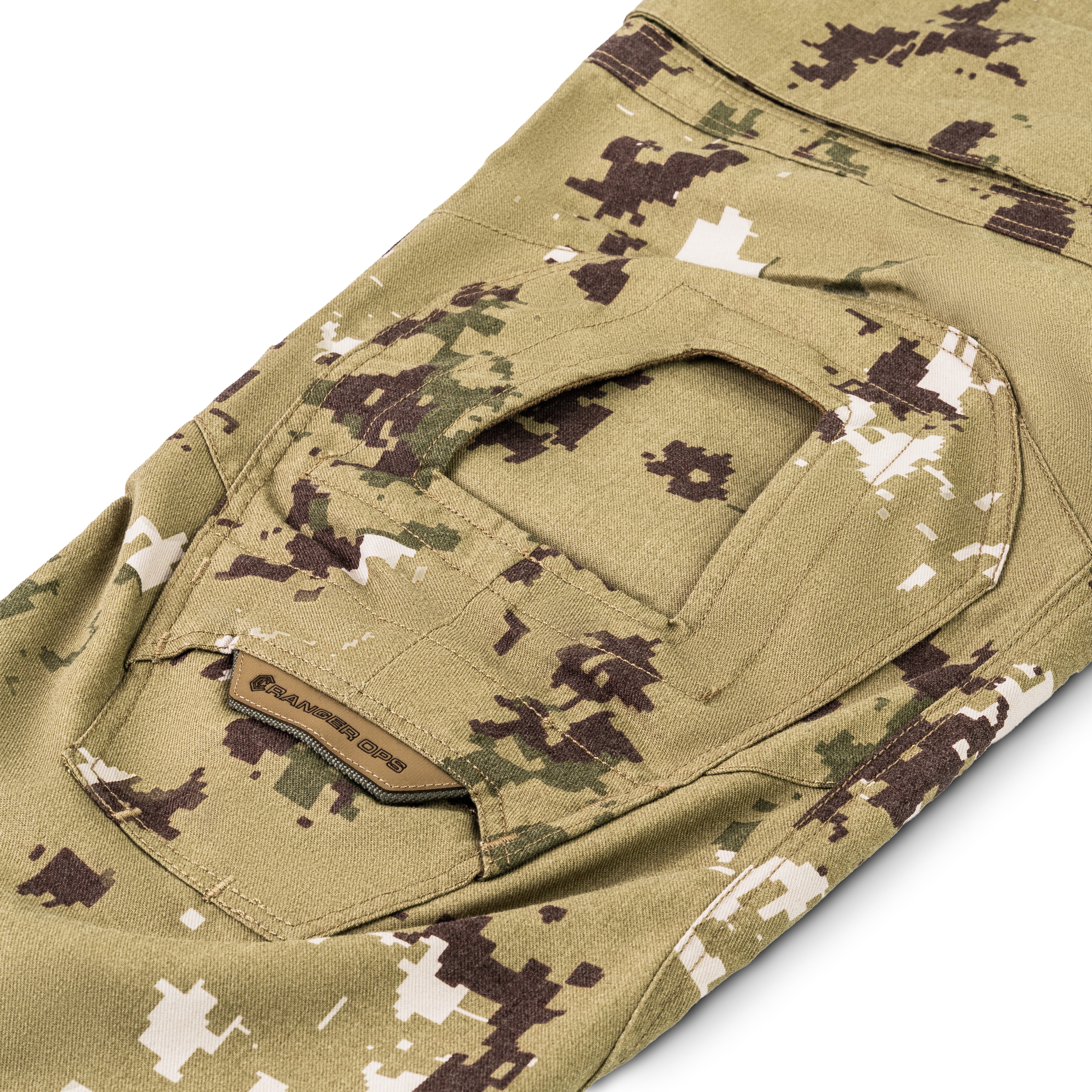 Tactical Pants WROOM COMBATOR, GEN III Tactical Pants for Knee Pads, Color AOR Digital USA