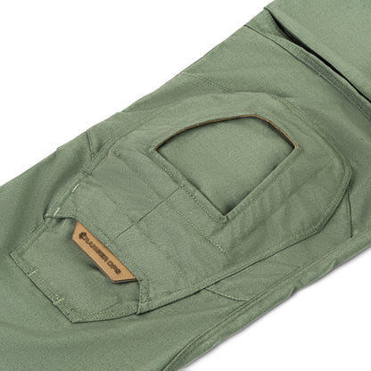 Pantalon tactique WROOM COMBATOR, GEN III avec emplacements pour genouillères, couleur Olive Drab