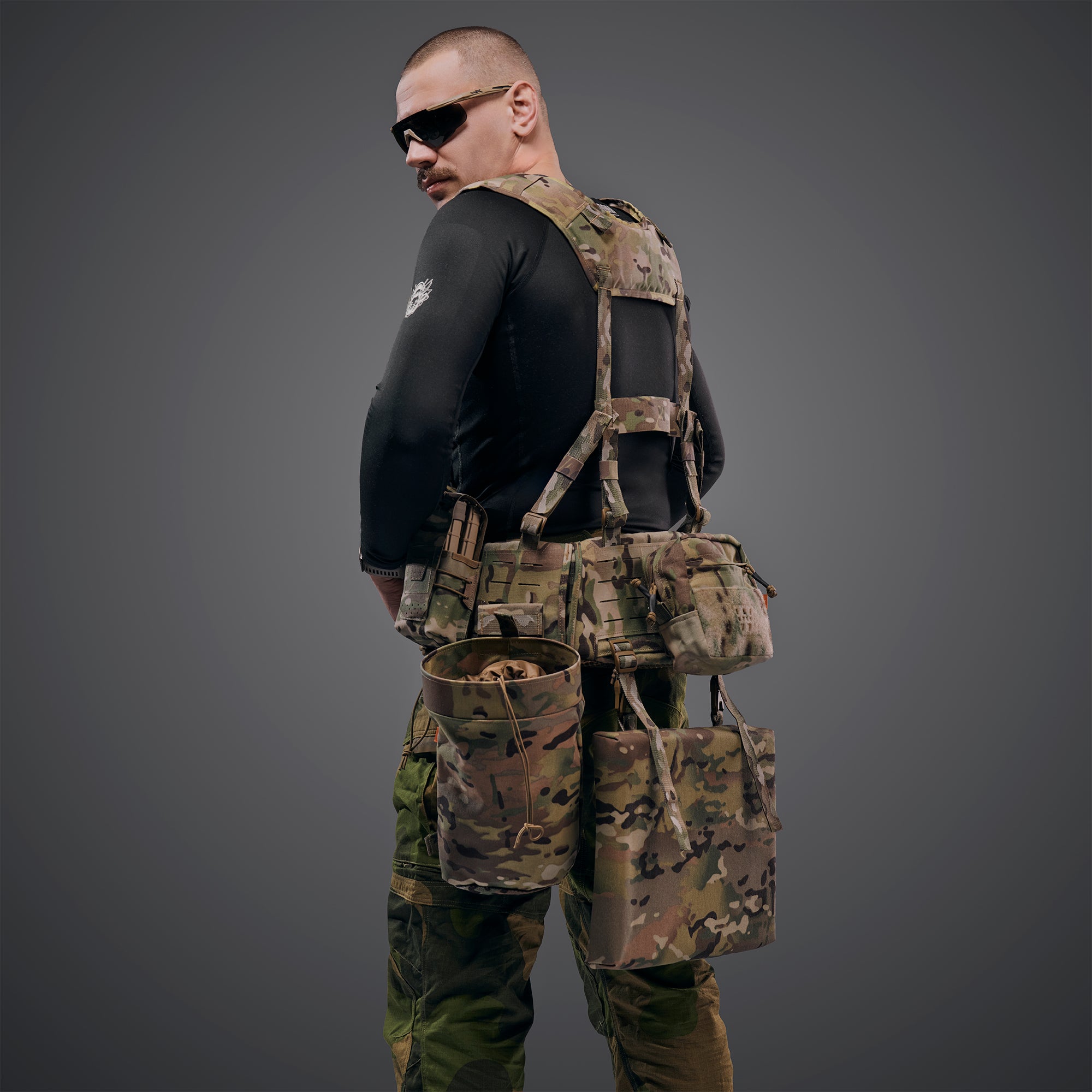 Load-Bearing System Ghost Gen5 V4 with SQUADRON Original USA. Color Multicam USA