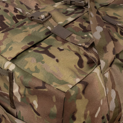 WROOM 100L Tactical Duffle Bag. Cordura 500D. Waterproof. Color Multicam