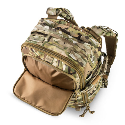 RANGER 20L Tactical Backpack with Helmet Attachment. Color Multicam