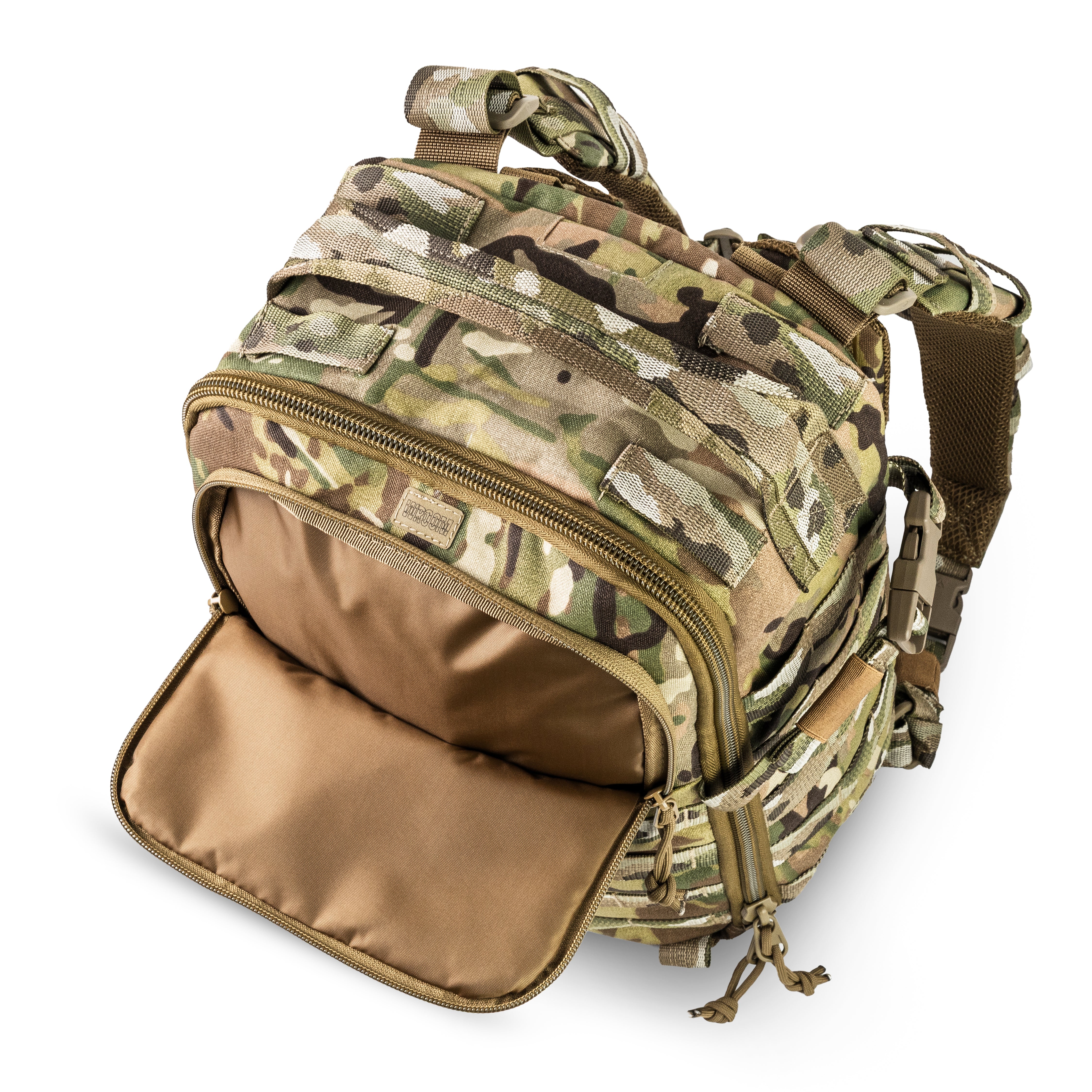 RANGER 20L Tactical Backpack with Helmet Attachment. Color Multicam