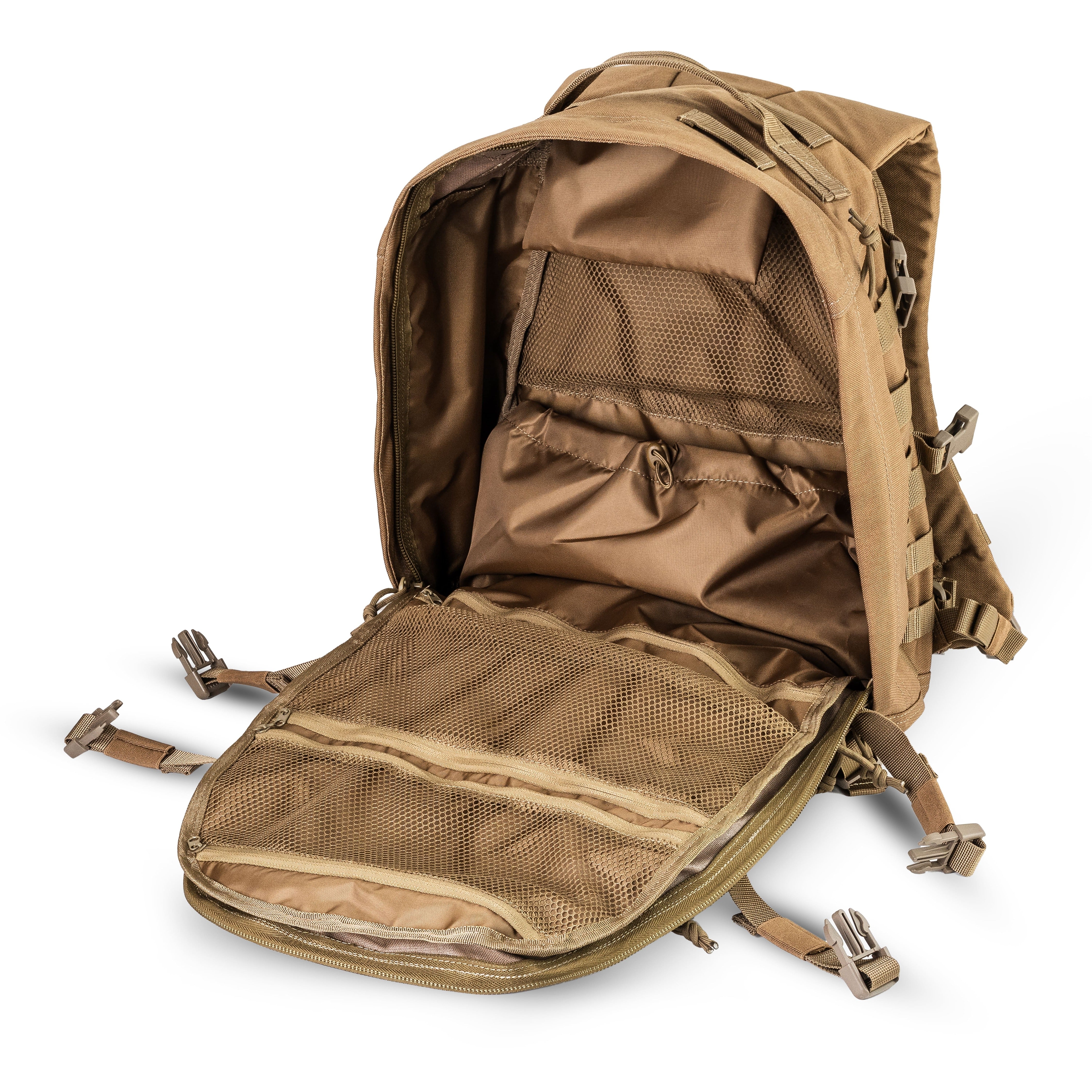 NOVA 40L Tactical Backpack. Cordura 1000D. Color Coyote