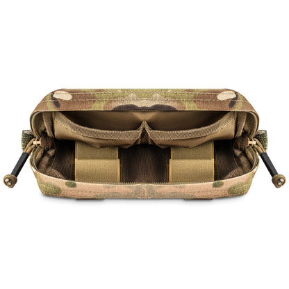 WROOM Dual Compartment Organizer Pouch, Color Multicam