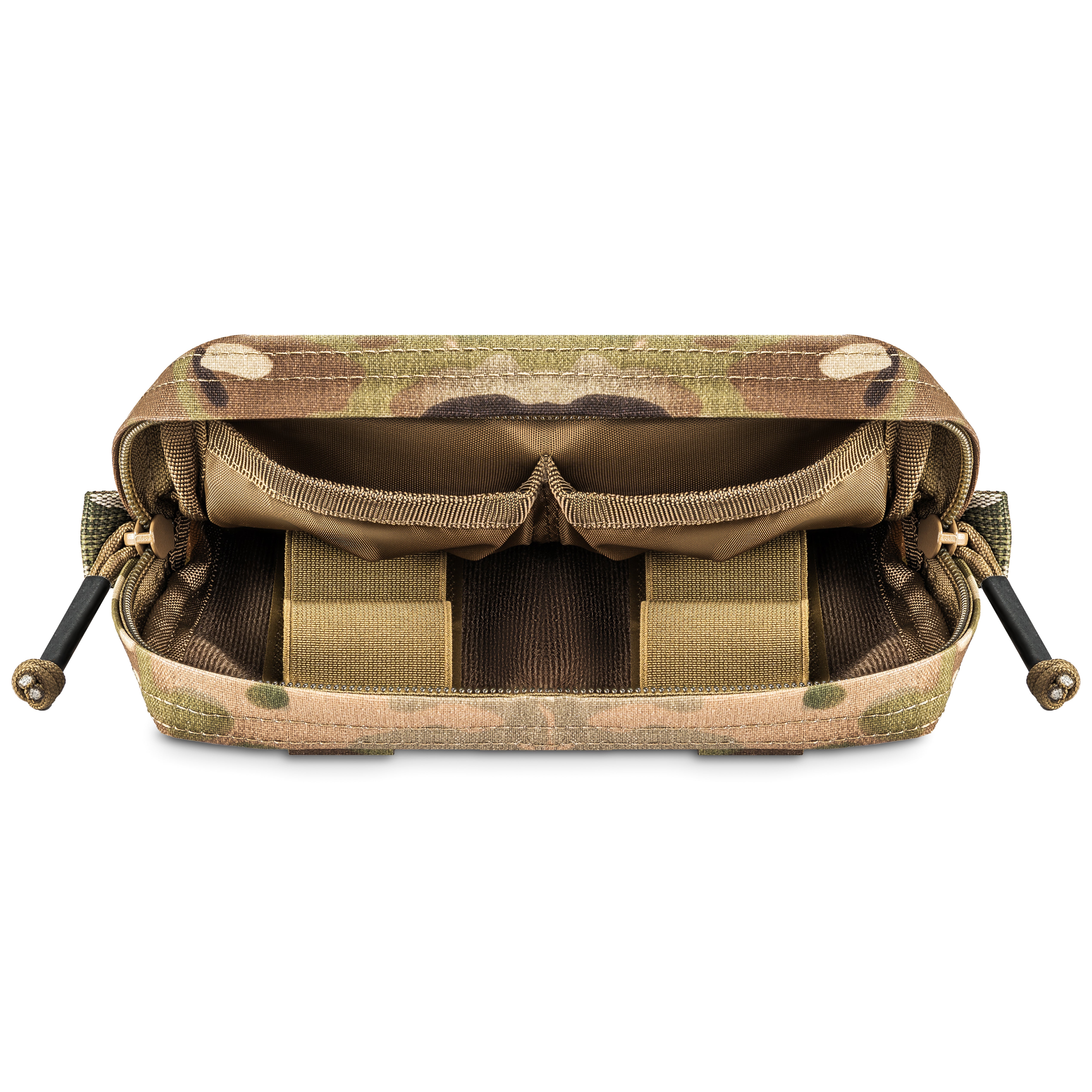 WROOM Dual Compartment Organizer Pouch, Color Multicam